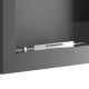 InFire - Wall BIO fireplace 80x56 cm 3kW svart