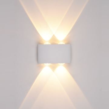 ITALUX - LED vägglampa för utomhusbruk GILBERTO 2xLED/2W/230V 3000K IP54