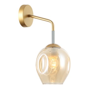 ITALUX - Vägglampa BORGO 1xE27/40W/230V guld