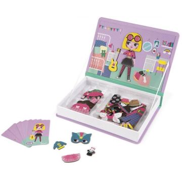 Janod - Magnetic interactive kit MAGNETIBOOK girl