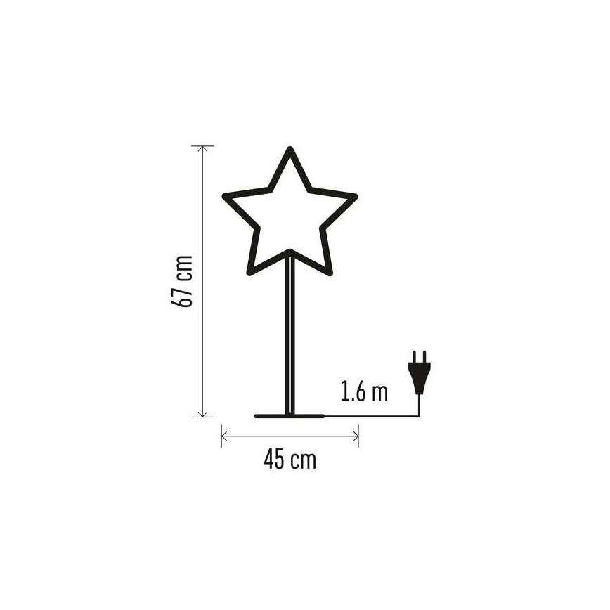 Juldekoration  1xE14/25W/230V diameter  45 cm gyllene 