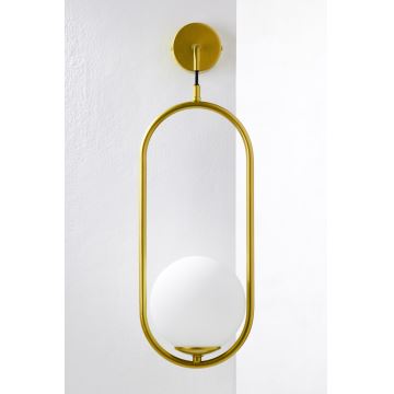 Jupiter 2043 - Vägglampa IGON 1xE14/40W/230V guld