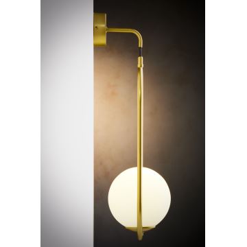 Jupiter 2043 - Vägglampa IGON 1xE14/40W/230V guld