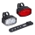 KIT 2x LED Ljusreglerad rechargeable bicycle belysning 350mAh IP44 röd/vit