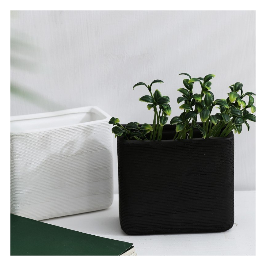 KIT 6x Wall flowerpot LOU 15x17 cm