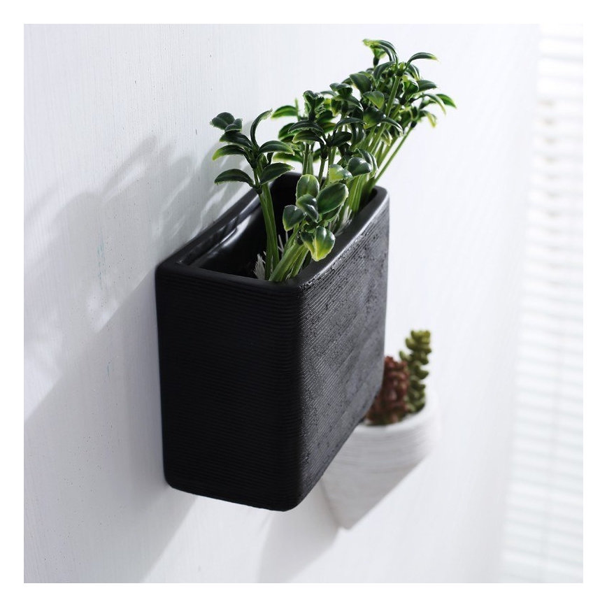 KIT 6x Wall flowerpot LOU 15x17 cm