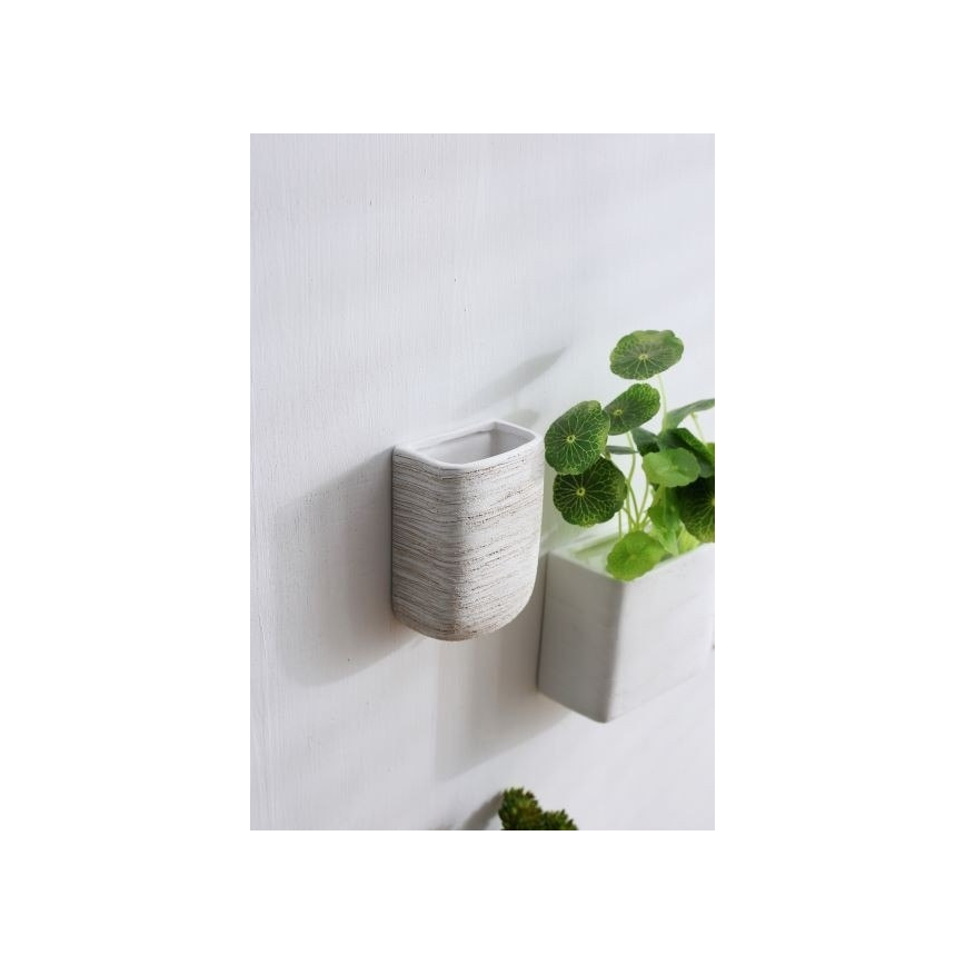 KIT 6x Wall flowerpot LOU 15x17 cm