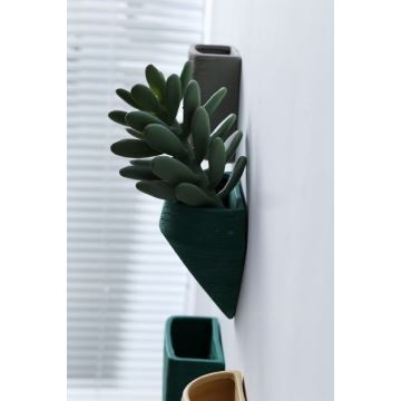 KIT 6x Wall flowerpots LOU 15x17 cm