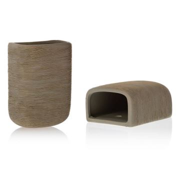 KIT 6x Wall flowerpots LOU 15x17 cm