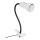 Lampa  with a clip LOLEK 1xE14/24W/230V vit 