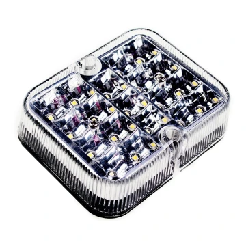 LED Baklykta SINGLE LED/1W/12V IP67 silver