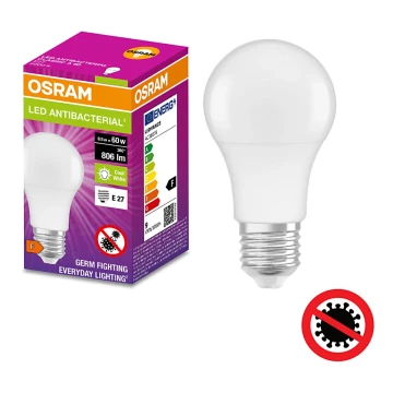 LED Bakteriedödande glödlampa  A60 E27/8,5W/230V 4000K - Osram