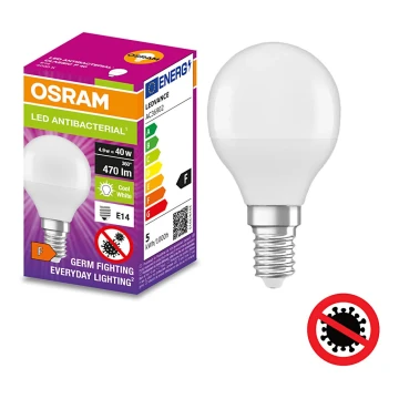 LED Bakteriedödande glödlampa  P40 E14/4,9W/230V 4000K - Osram