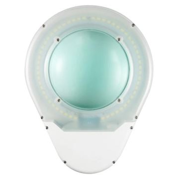 LED Bordslampa med förstoringsglas LED/9W/230V vit