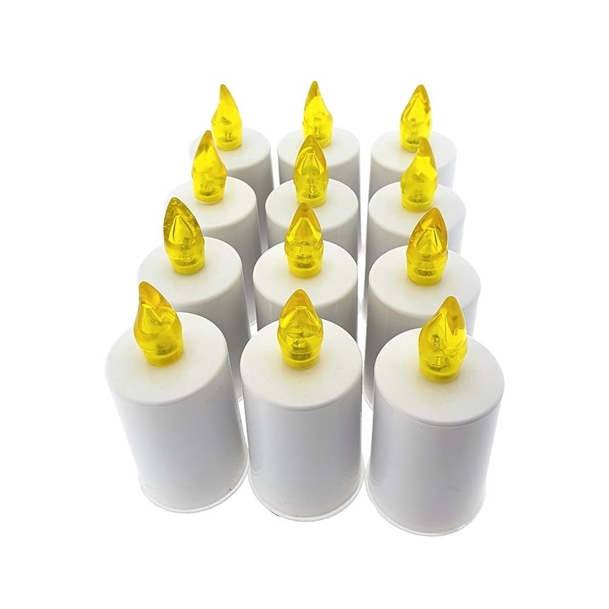 LED Candle LED/2xAA varm vit 10,8 cm vit