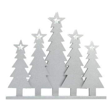 LED Christmas decorations LED/2xAAA trees