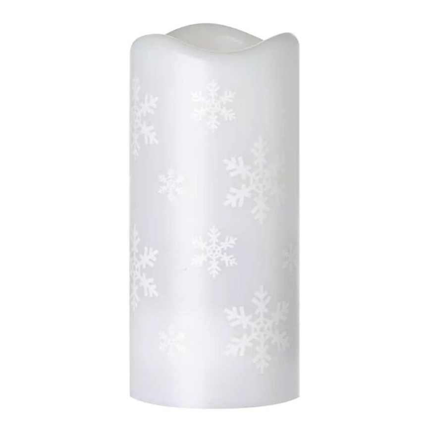 LED Christmas ljus LED/3xAAA snowflakes kall vit