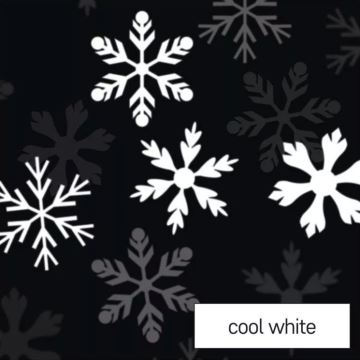 LED Christmas ljus LED/3xAAA snowflakes kall vit