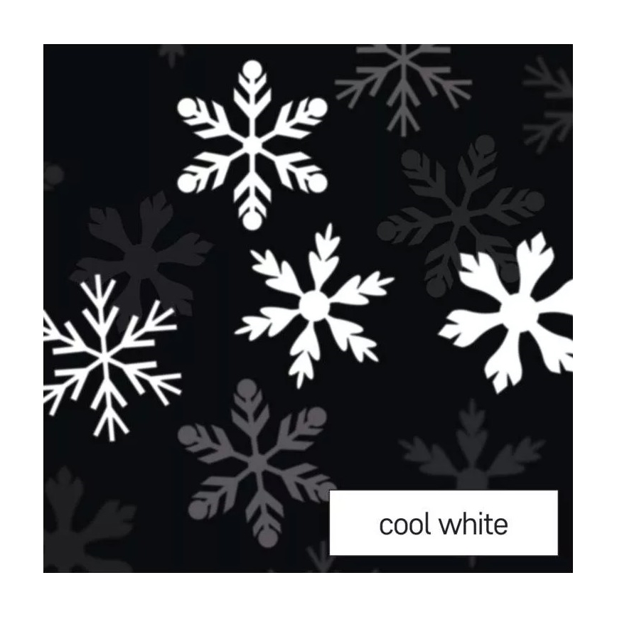 LED Christmas ljus LED/3xAAA snowflakes kall vit