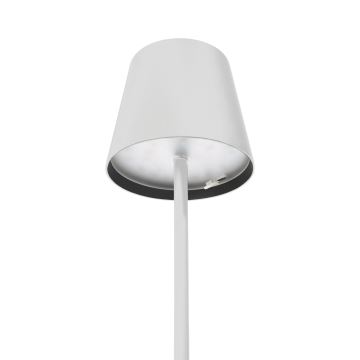 LED Ljusreglerad utomhus rechargeable bordslampa LED/4W/4000 mAh 3000/4000/5500K IP44 vit