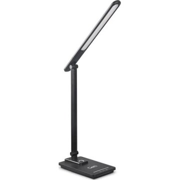 LED Dimbar bordslampa med USB LED/9W/230V 3000K/4000K/5500K svart