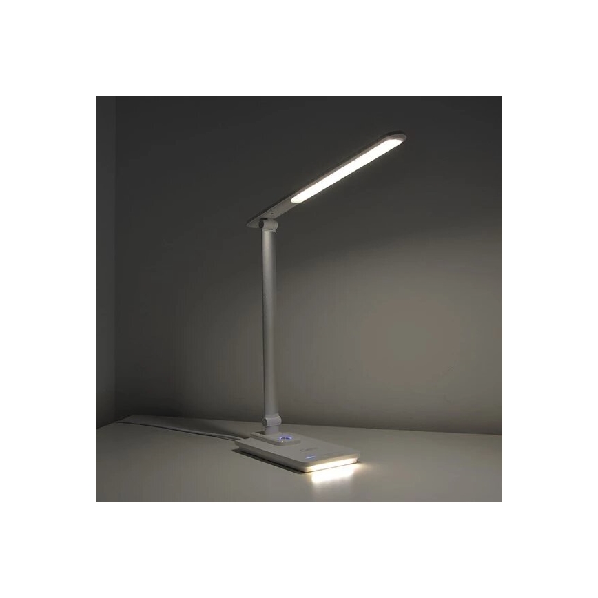 LED Dimbar bordslampa med USB LED/9W/230V 3000K/4000K/5500K vit