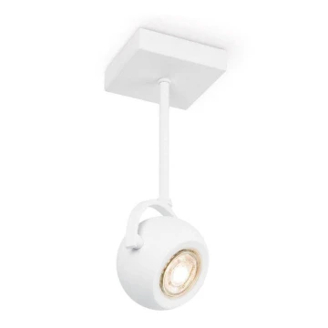 LED Dimbar spotlight NOP 1xGU10/5,8W/230V vit