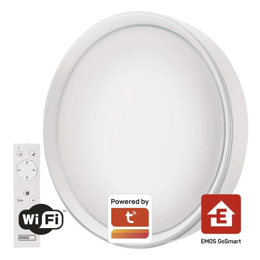 LED Dimbar taklampa GoSmart LED/30W/230V diameter 40 cm 2700-6500K Wi-Fi Tuya + fjärrkontroll