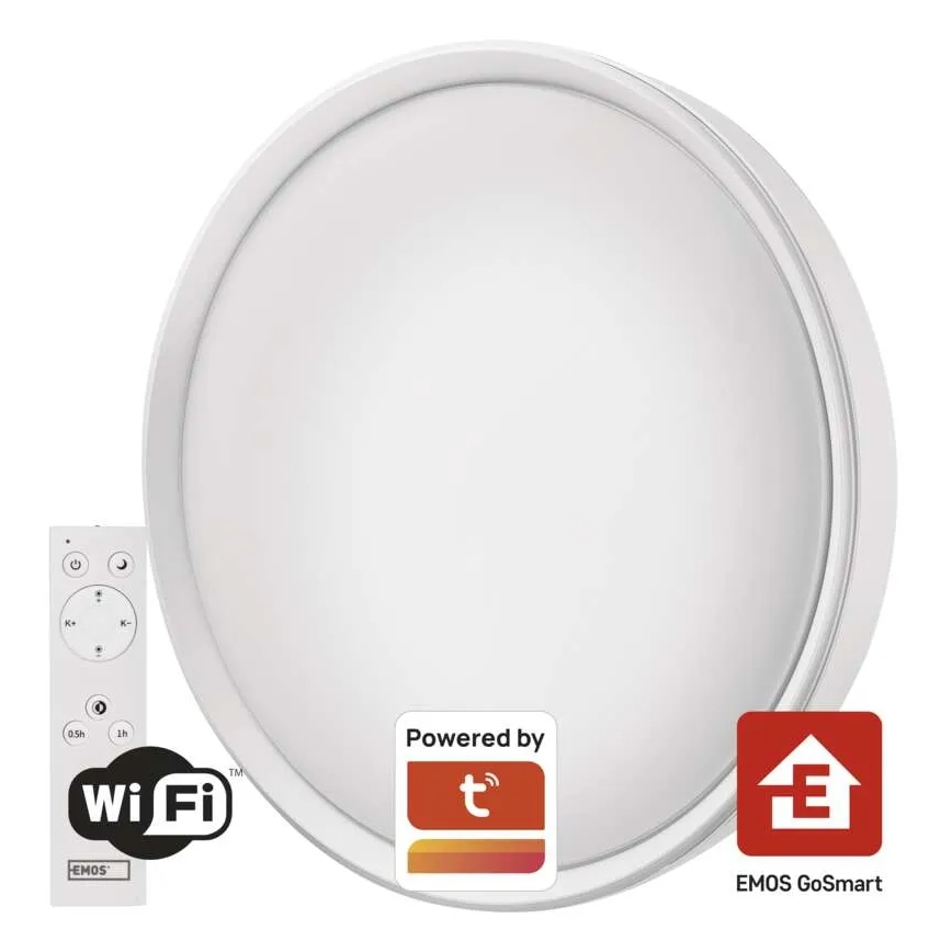 LED Dimbar taklampa GoSmart LED/45W/230V diameter 50 cm 2700-6500K Wi-Fi Tuya + fjärrkontroll