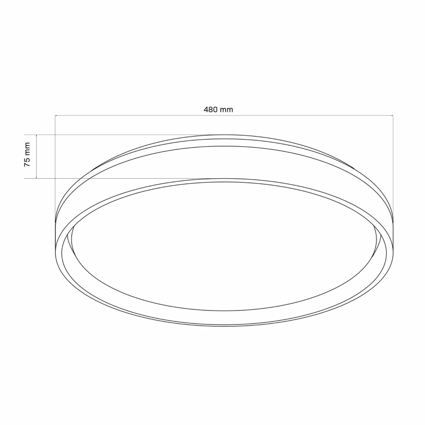 LED ljusreglerad taklampa till badrum JADWIGA LED/72W/230V 3000-6000K IP44 + fjärrkontroll