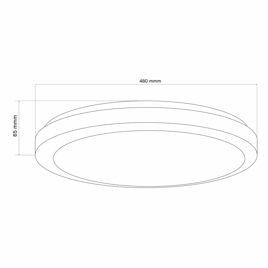 LED ljusreglerad taklampa till badrum MARIAN LED/72W/230V 3000-6000K IP44 + fjärrkontroll