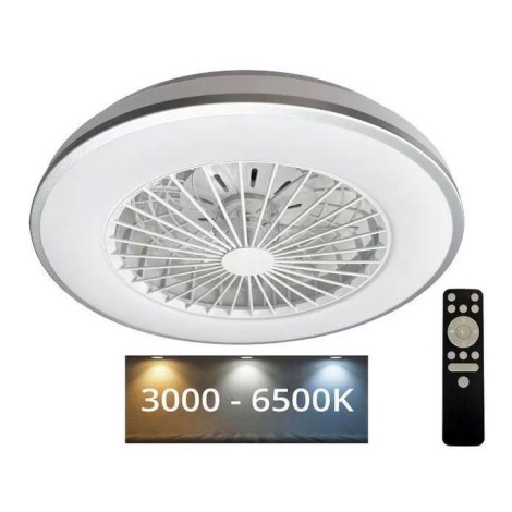 LED Dimbar taklampa med fläkt OPAL LED/48W/230V 3000-6500K + fjärrkontroll