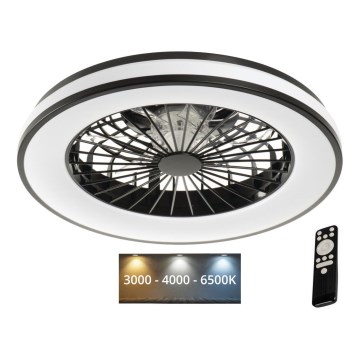 LED Dimbar taklampa med fläkt PLAVE 48W/230V 3000/4000/6500K + fjärrkontroll