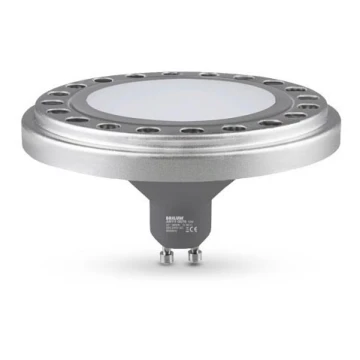 LED glödlampa AR111 GU10/12W/230V 3000K silver 120°