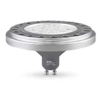 LED glödlampa AR111 GU10/12W/230V 3000K silver 30°