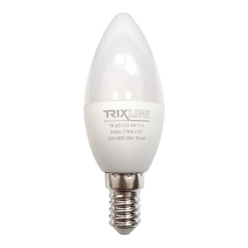 LED glödlampa C35 E14/6W/230V 2700K