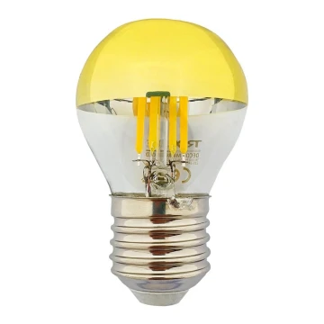 LED Glödlampa DECOR MIRROR P45 E27/5W/230V guld 4200K