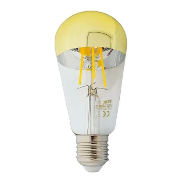 LED Glödlampa DECOR MIRROR ST64 E27/8W/230V guld 4200K
