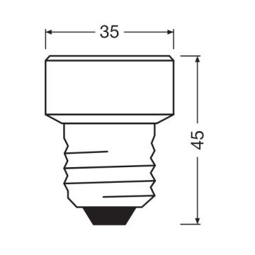 LED glödlampa E27/3,5W/230V 2700K - Osram