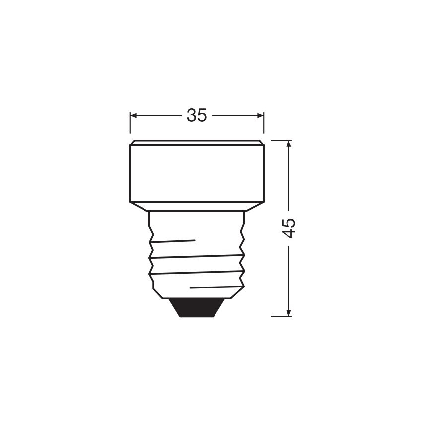 LED glödlampa E27/3,5W/230V 2700K - Osram