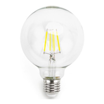 LED glödlampa FILAMENT G95 E27/6W/230V 6500K - Aigostar