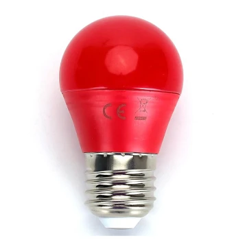 LED Glödlampa G45 E27/4W/230V röd- Aigostar