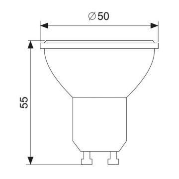 LED glödlampa  GU10/1,5W/230V 6000K