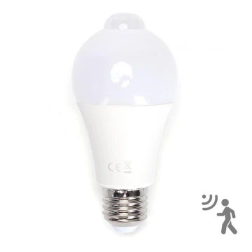 LED glödlampa med en rörelse- och skymningssensor A60 E27/12W/230V 6500K - Aigostar