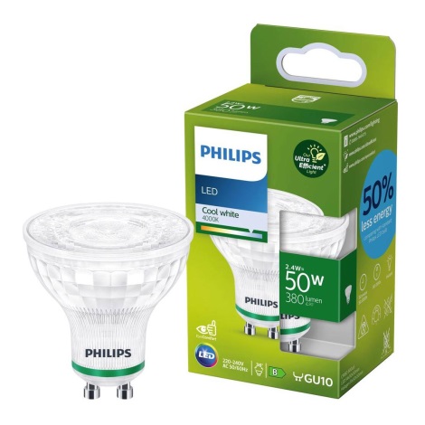 LED glödlampa Philips GU10/2,4W/230V 4000K