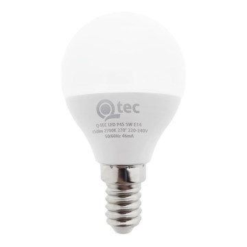 LED glödlampa Qtec P45 E14/5W/230V 2700K
