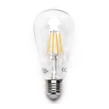 LED glödlampa ST64 E27/8W/230V 2700K - Aigostar