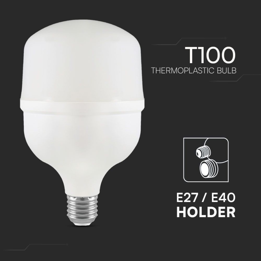 LED glödlampa T100 E27/30W/230V 6500K