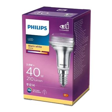 LED glödlampa till strålkastare Philips E14/2,8W/230V 2700K