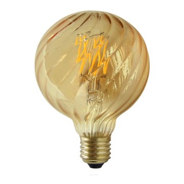 LED glödlampa VINTAGE AMBER G95 E27/4W/230V 2700K